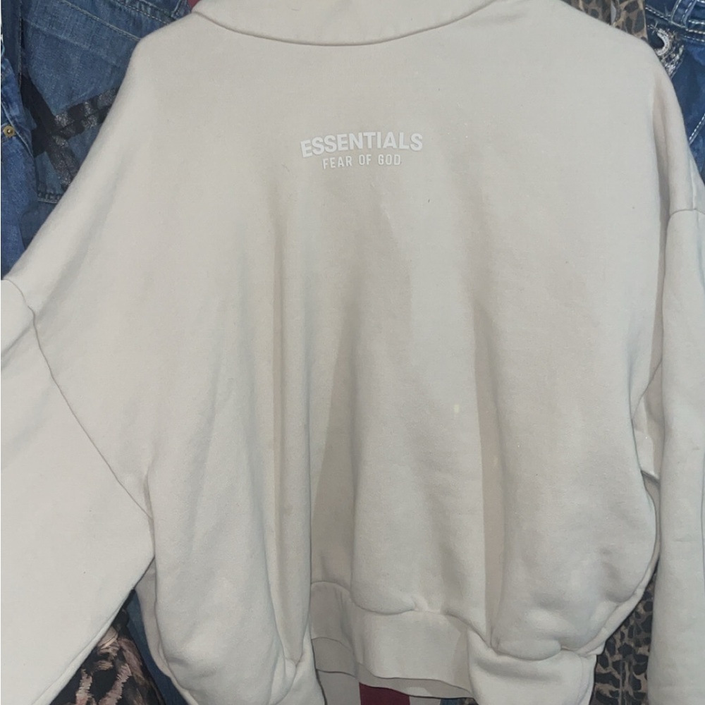 Essentials Cream Pullover - image 1